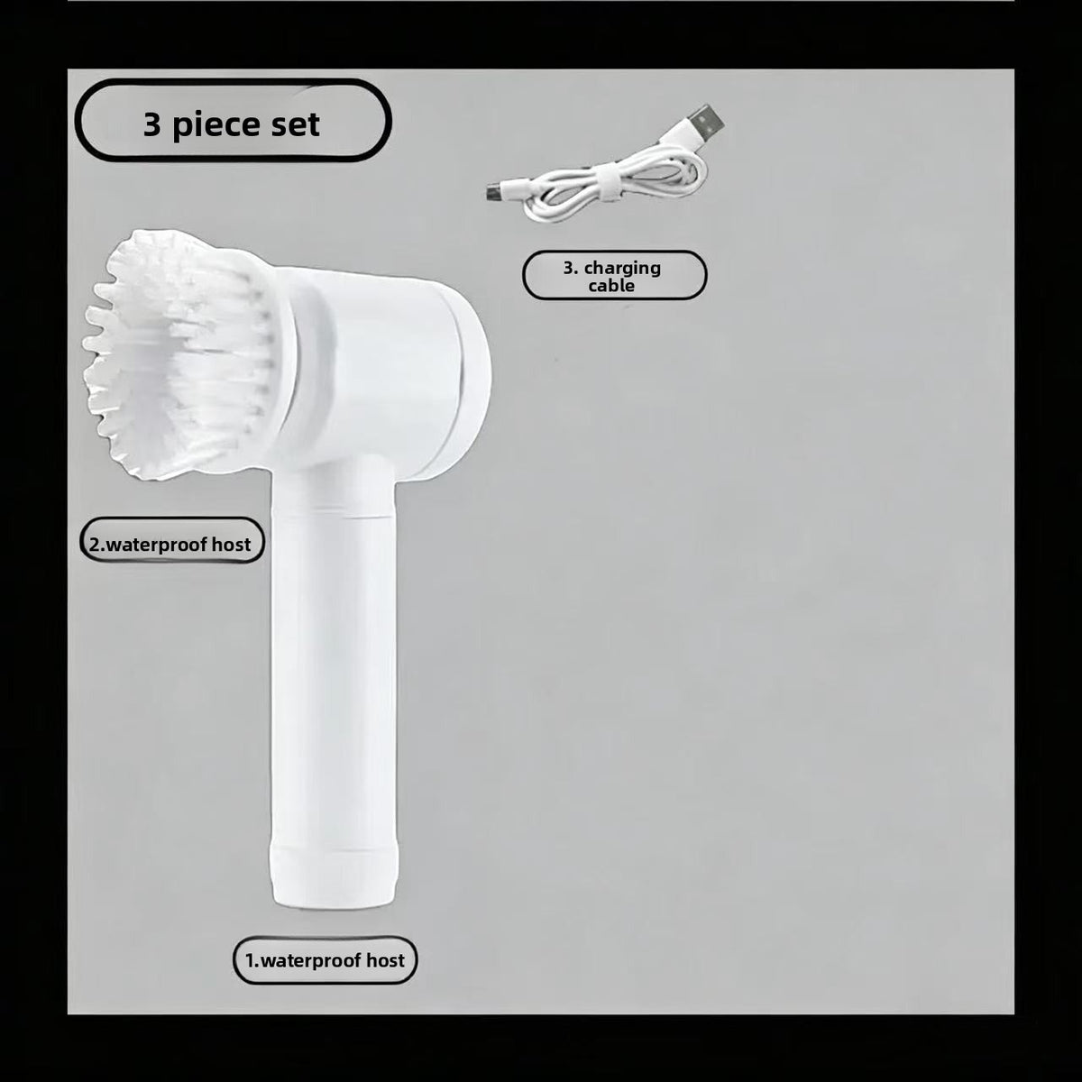 Multi Functional Handheld Electric Cleaning Brush